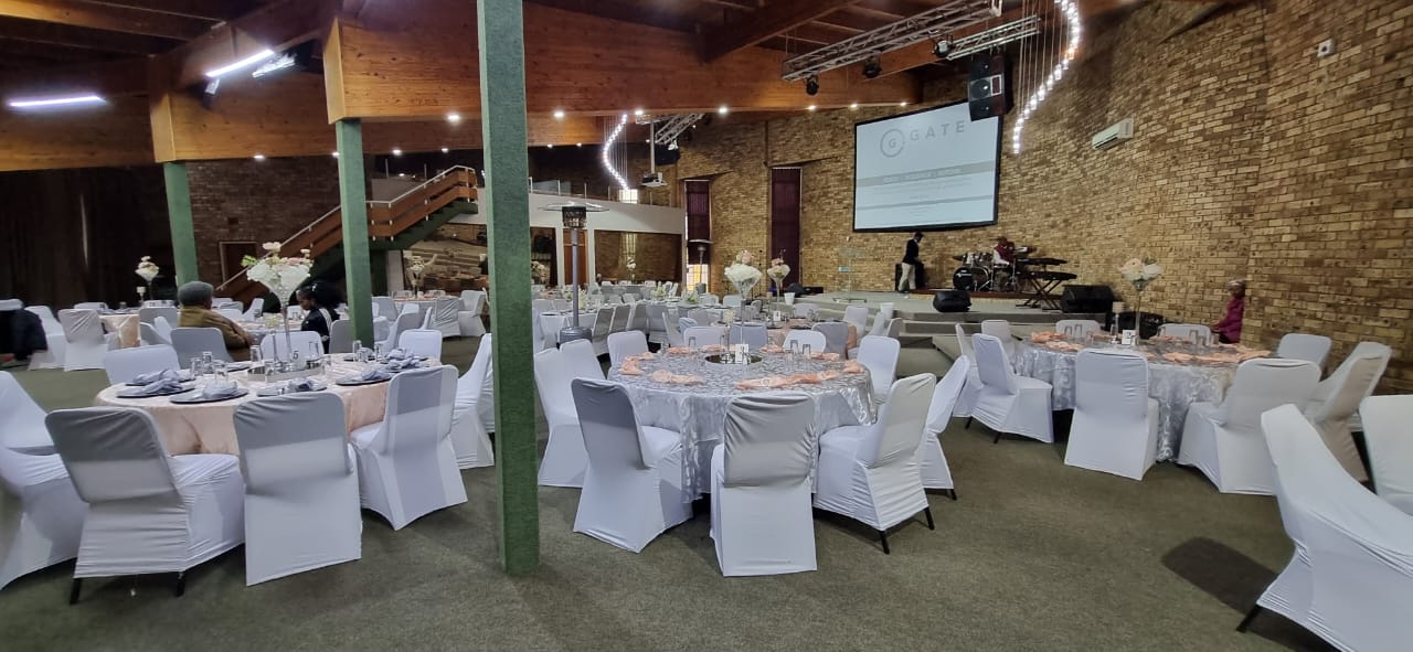 The Gate New Mercies hall in Welkom set for a gathering