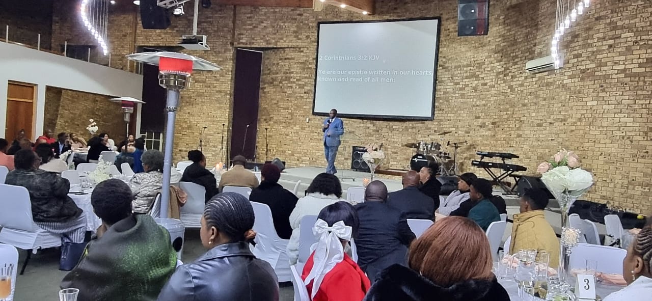 The Gate New Mercies church family gathered for worship in Welkom
